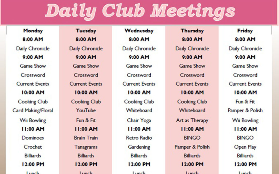Mount hood adult day care new program model