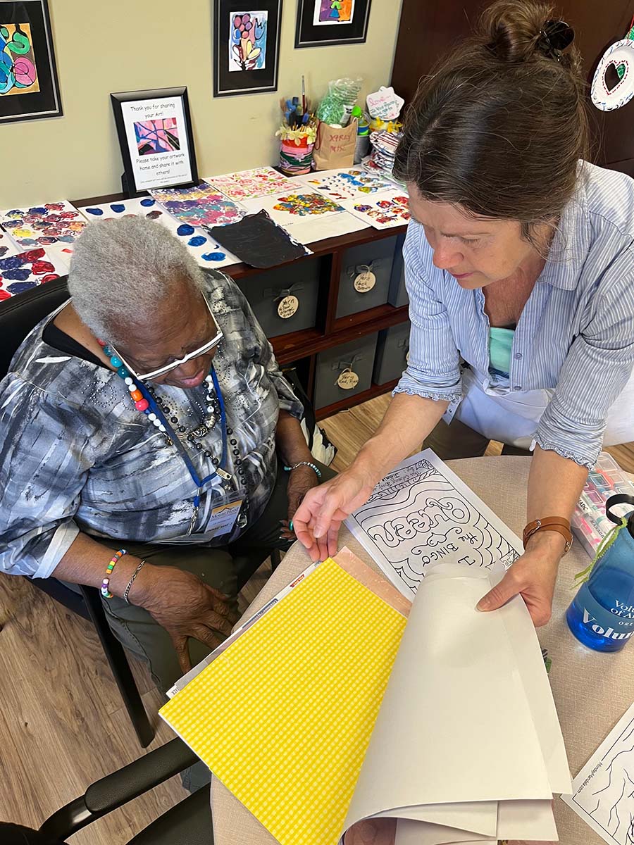 Mount Hood Adult Day Center - Book Making Mount Hood Adult Day Center - Book Making